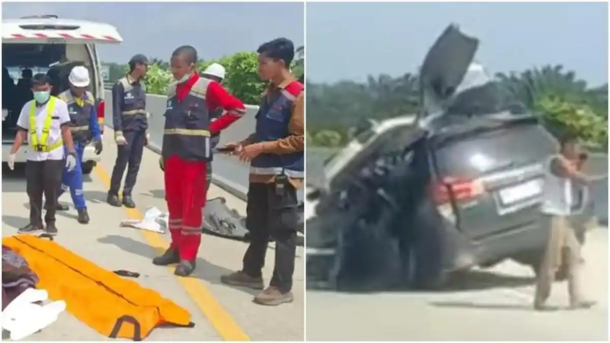 Kecelakaan Maut, 4 Orang Tewas dan 3 Luka Berat, Mobil Tabrak Truk