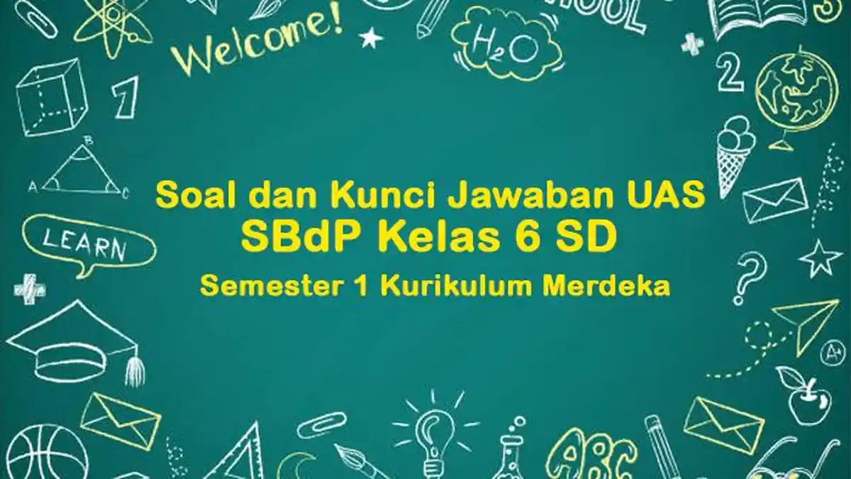 15 Contoh Soal dan Kunci Jawaban UAS/PAS SBdP Kelas 6 SD Semester 1, Pilihan Ganda
