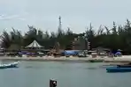 Serunya Wahana Permainan di Pantai Pagatan Tanahbumbu, Ada Bianglala Hingga Tong Setan
