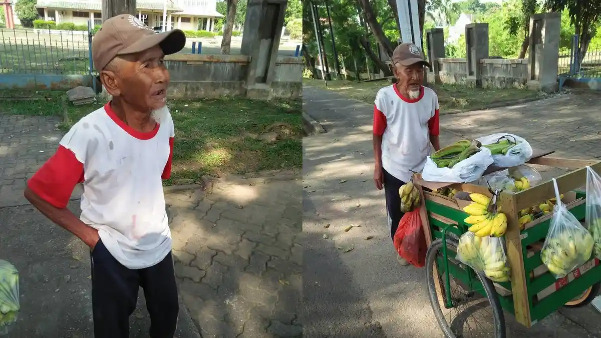 Kakek Ini Lemas Usai Dirampok, Padahal Susah Payah Kumpulkan Uang untuk Beli Kursi Lebaran