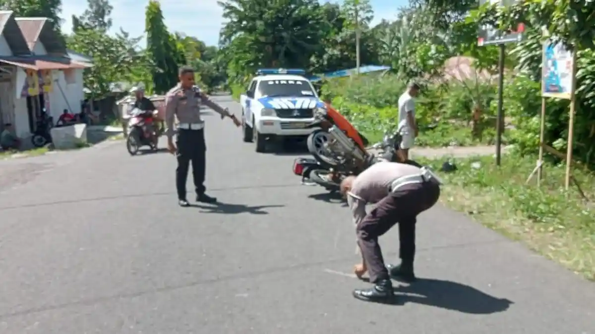 2 Sepeda Motor Terlibat Kecelakaan di Koting Sikka, Korban Dilarikan ke Rumah Sakit