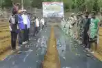 Dukung Program Presiden Prabowo, Dandim Biak Tanam Sayuran dan Budidaya Ikan Air Tawar