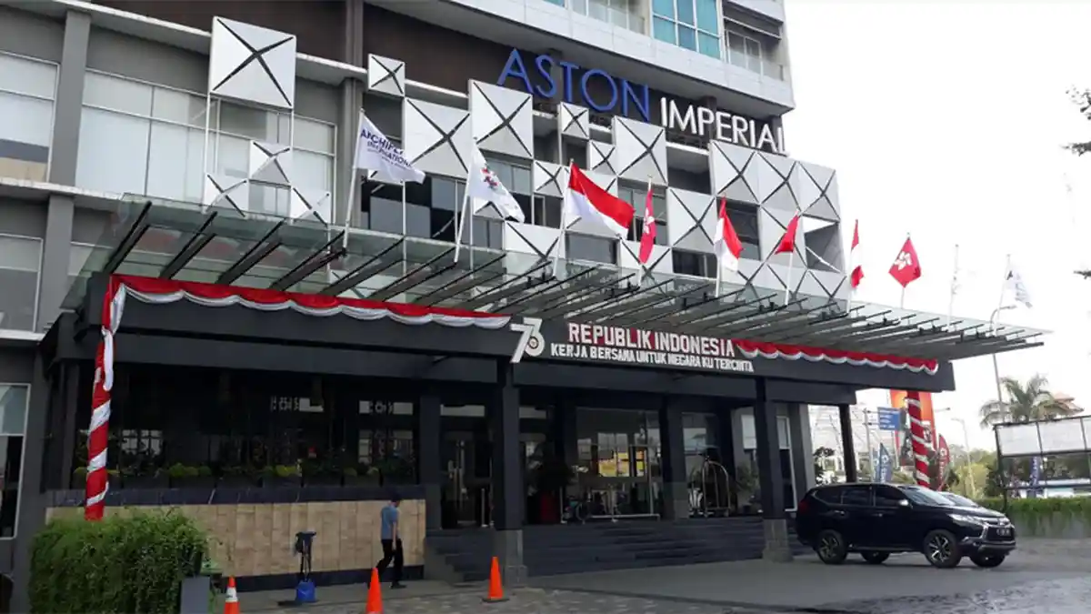 Pengaman Hotel Aston Imperial Bekasi Tempat Atlet Menginap Diperketat