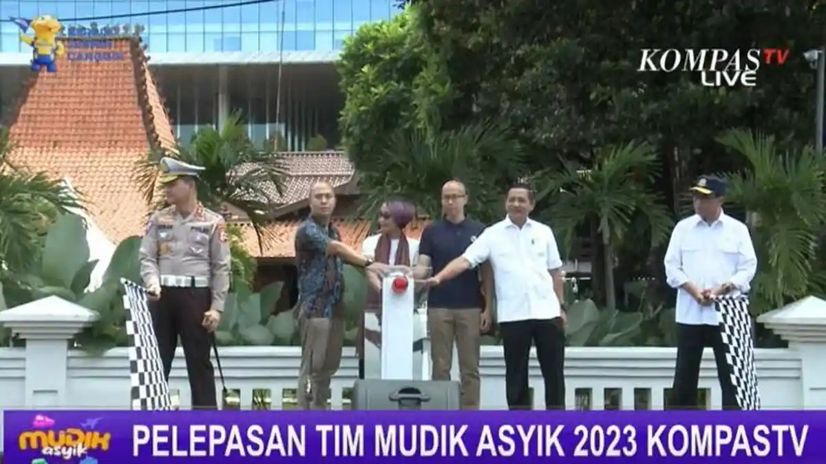 Siap Hadirkan Informasi Situasi Arus Mudik dan Balik Lebaran, KompasTV Resmi Lepas Tim Liputan Mudik