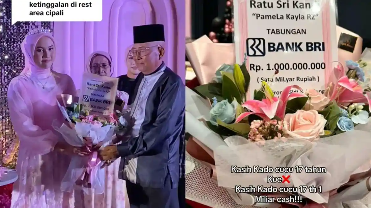 Viral, Pesta Ultah Mewah Gadis di Lampung, Dapat Hadiah Rp 1 Miliar dari Kakek, Bikin Iri Warganet