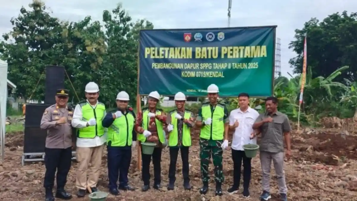 Dapur Umum Makan Bergizi Gratis Tahap II Kendal Mulai Dibangun
