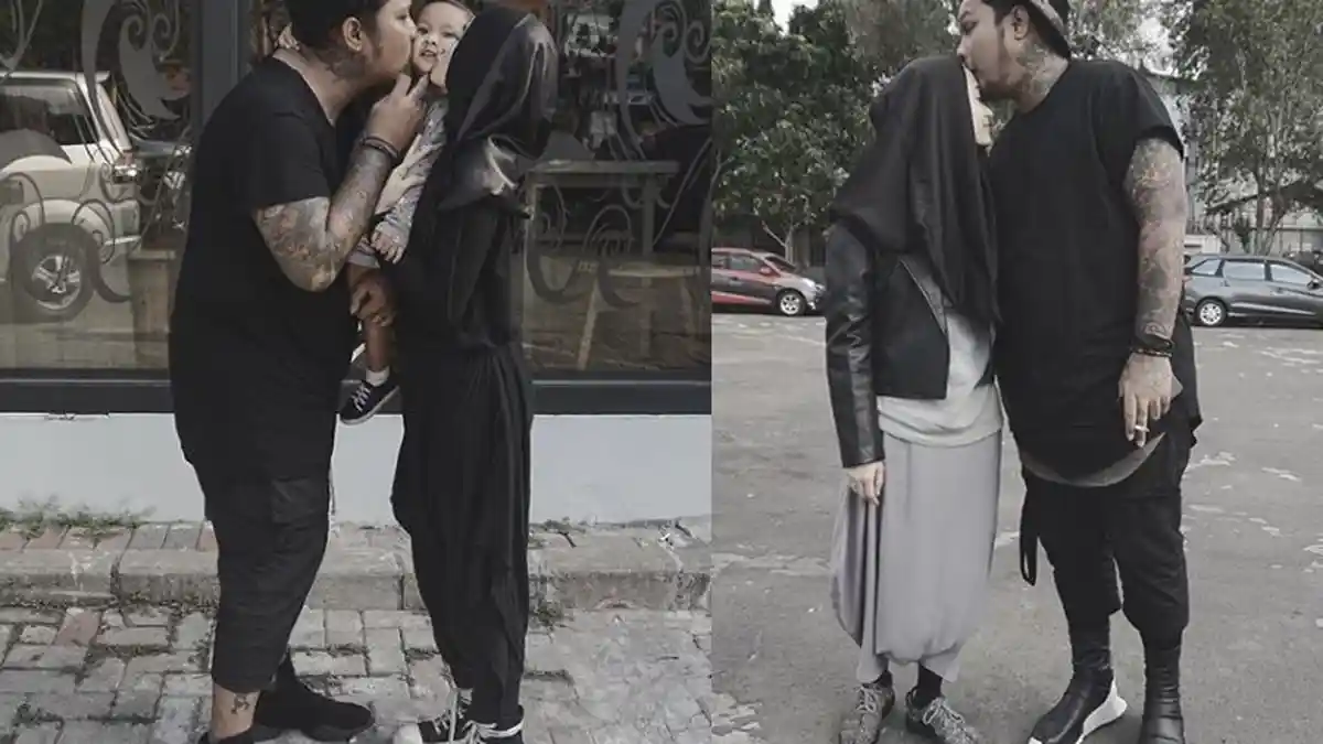 Saksikan Istri Kenakan Niqab, Ekspresi Vokalis Band yang Mualaf Ini Bikin Netter Terharu