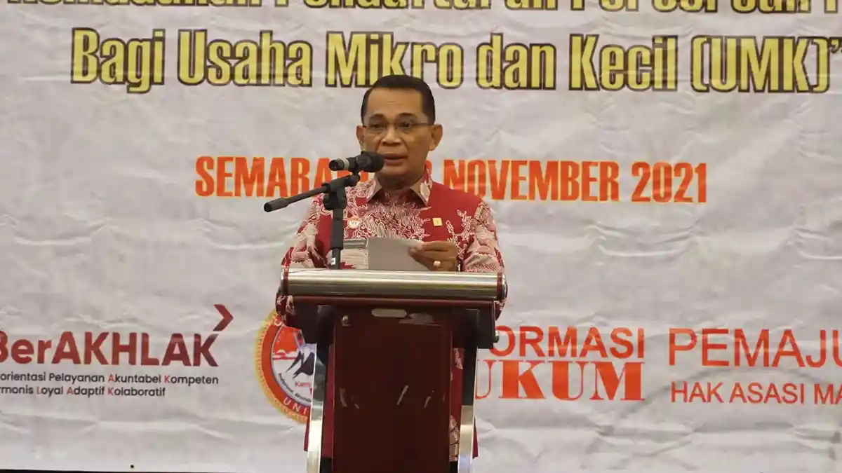 Kepala Kanwil Kemenkumham Jateng Sebut Pendirian Perseroan Perorangan Sangat Mudah