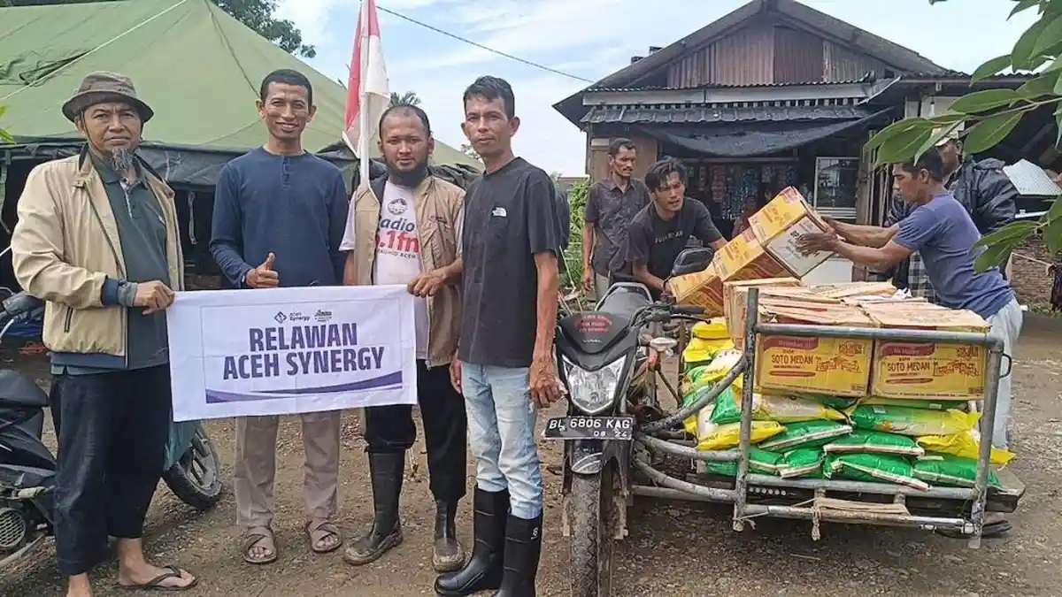 Relawan Aceh Synergy Salurkan Bantuan Hasil Donasi Masyarakat untuk ...
