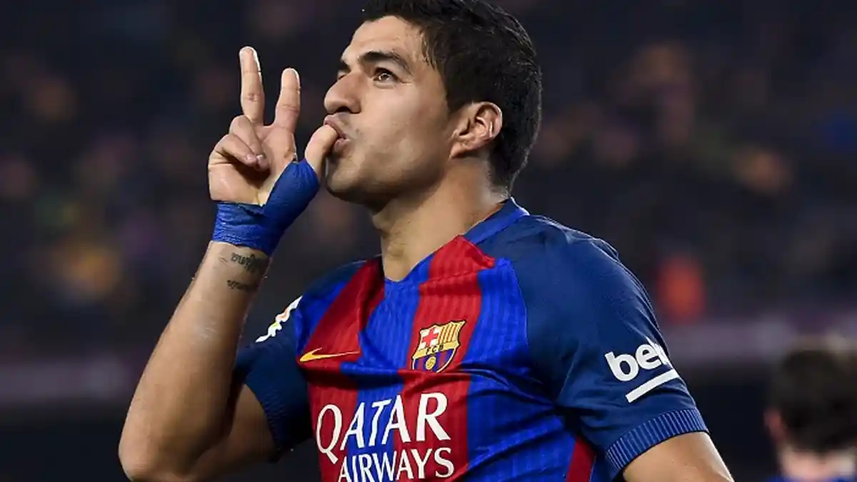 Jelang Sporting CP vs Barcelona, Duel Duo Uruguay Sebastian Coates vs Luis Suarez