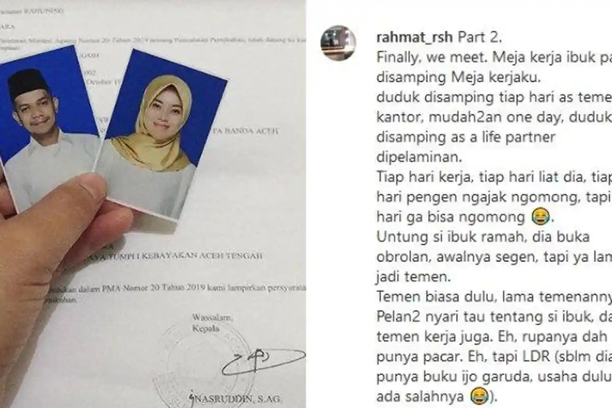 Viral Pria Ini Ketemu Jodoh saat Melamar Kerja, Ajak Menikah Setelah Sang Wanita Putus dari Pacarnya