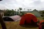 Tenda Bencana Gunung Raung Bondowoso