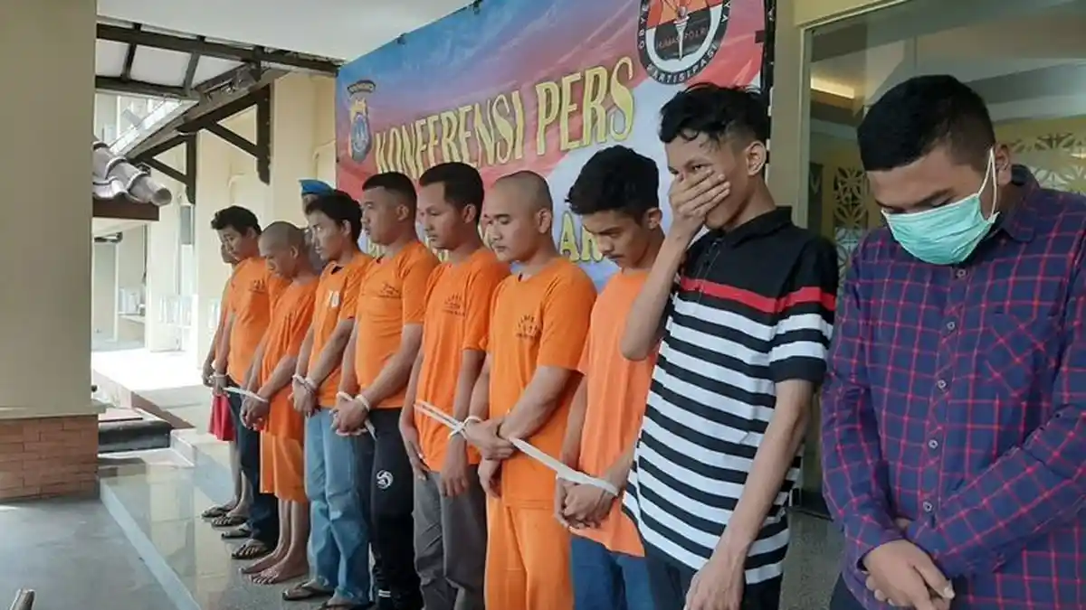 Gemar Bacok Orang Tanpa Alasan, Gangster di Yogyakarta Diringkus