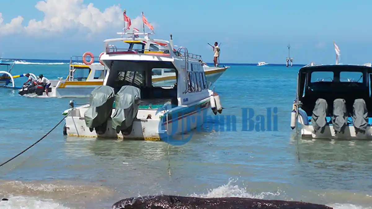 Sebagian Besar Fastboat di Pelabuhan Padang Bai yang Menuju Gili Trawangan NTB Belum Beroperasi