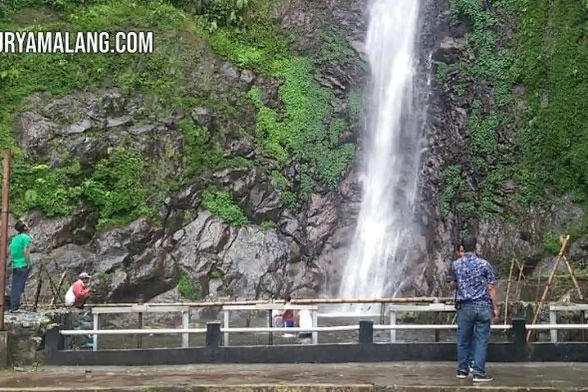 Pohon Cemara Jatuh dari Air Terjun Sedudo Nganjuk Tewaskan Wisatawan asal Sumenep