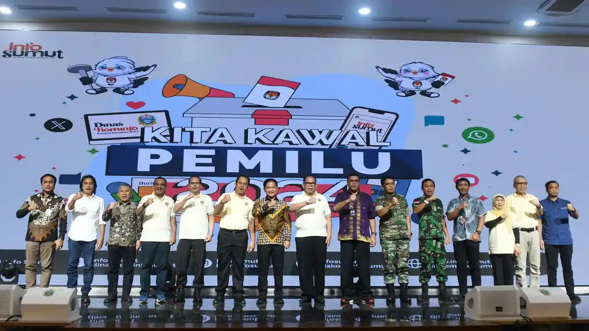 Pesan Pj Gubernur Sumut untuk Media dan Influencer Agar Sukseskan Pemilu 2024