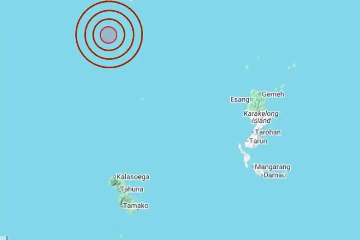 Gempa Terkini di Sulut Senin 3 November 2025, Berikut Info BMKG