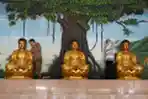Ritual Memandikan Patung Dewa di Wihara Amurva Bhumi