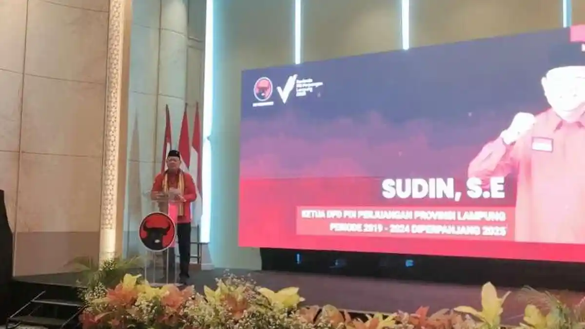 Breaking News Konferda PDIP Lampung, Sudin Pamit ke Seluruh Kader