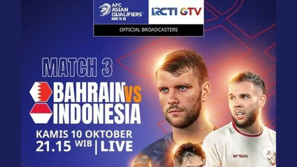 Link Streaming Indonesia vs Bahrain 10 Oktober 2024, Cek Rekor Head to Head dan Daftar Pemain