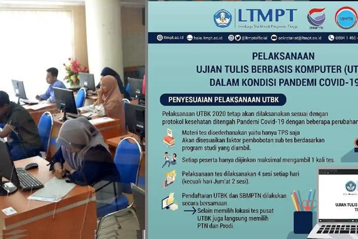 Simak Jadwal dan Tata Cara Pendaftaran UTBK SBMPTN 2020, Mulai 2-20 Juni 2020