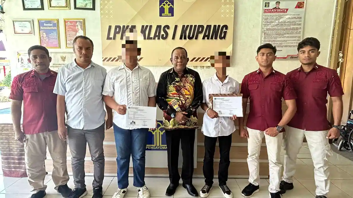 Dua Orang Tahanan LPKA Kupang Dikeluarkan Demi Hukum