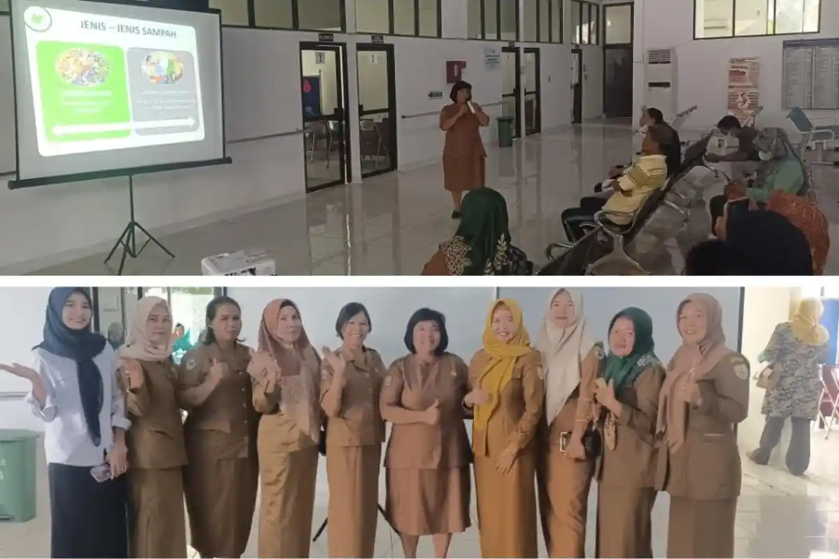 RSKJ Soeprapto Bengkulu Beri Penyuluhan Pengelolaan Sampah Pada Masyarakat di Poli Rawat Jalan