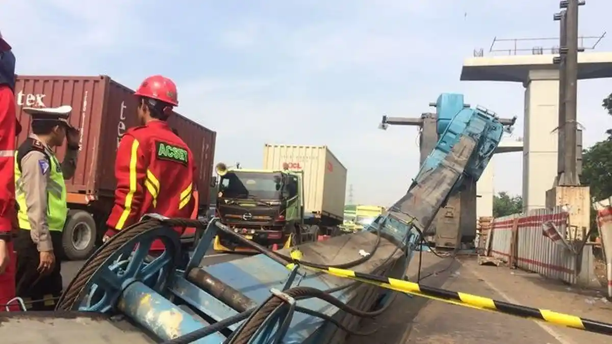Sebelum Makan Korban Jiwa, Baut Crane di Matraman Pernah Jatuh Dua Kali