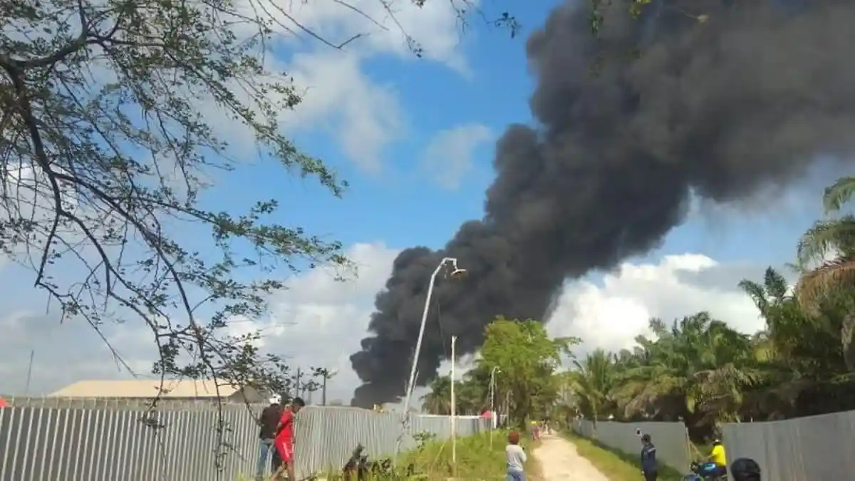 Polisi Dalami Penyebab Kebakaran Kilang Minyak Pertamina di Balikpapan