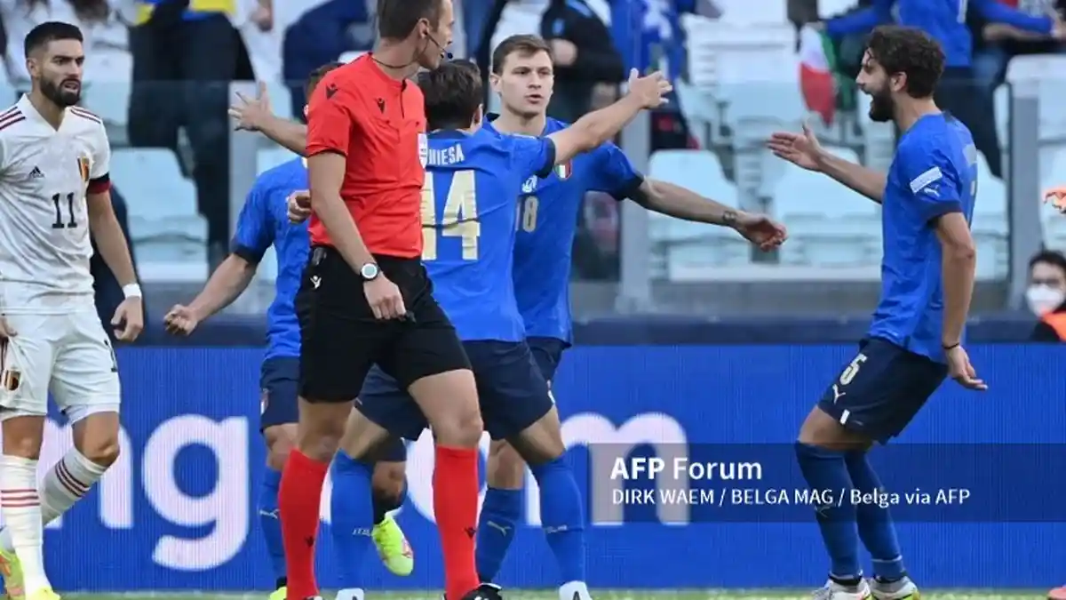 HASIL ITALIA VS BELGIA, Bintang Inter Milan Bersinar, Gli Azzurri Rebut Juara 3