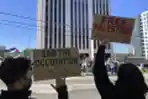 Demonstrasi Pendukung Israel dan Palestina di AS