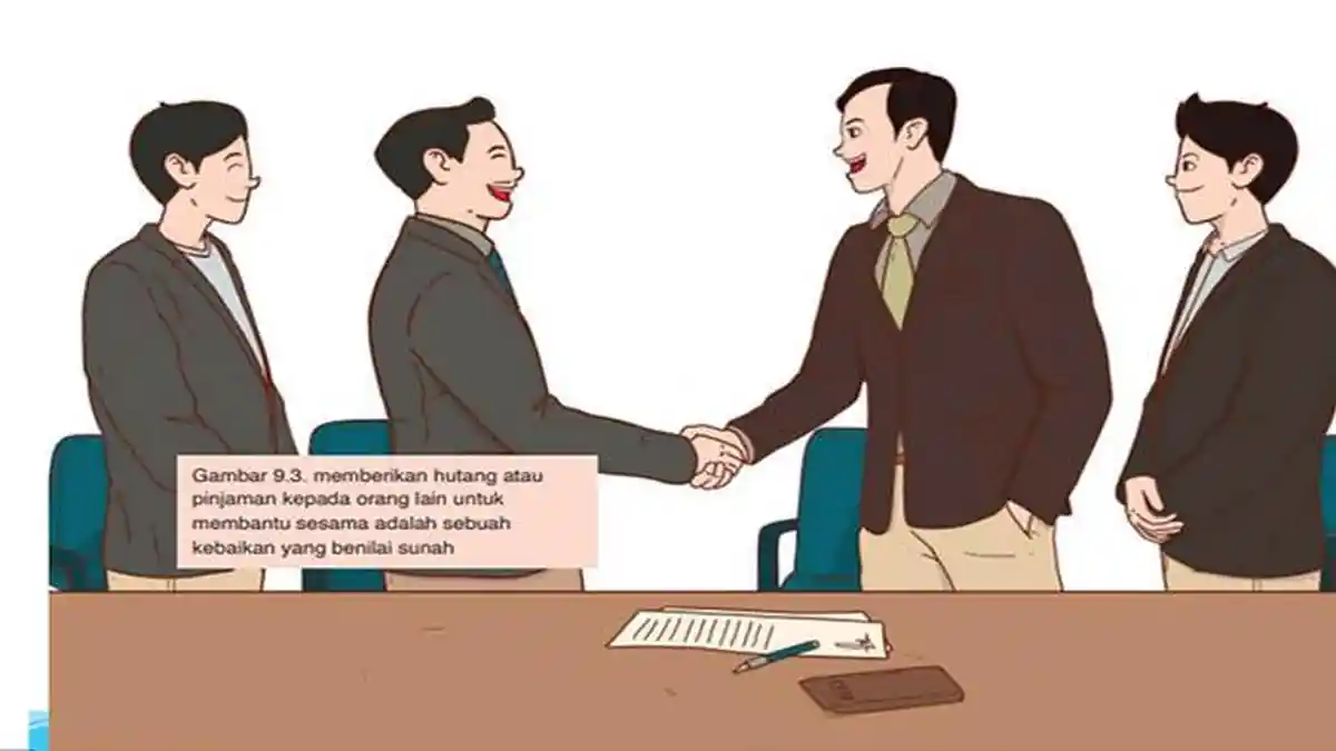 Pengertian, Syarat dan Rukun Hutang Piutang Materi Ajar PAI Kelas 8 SMP Kurikulum Merdeka