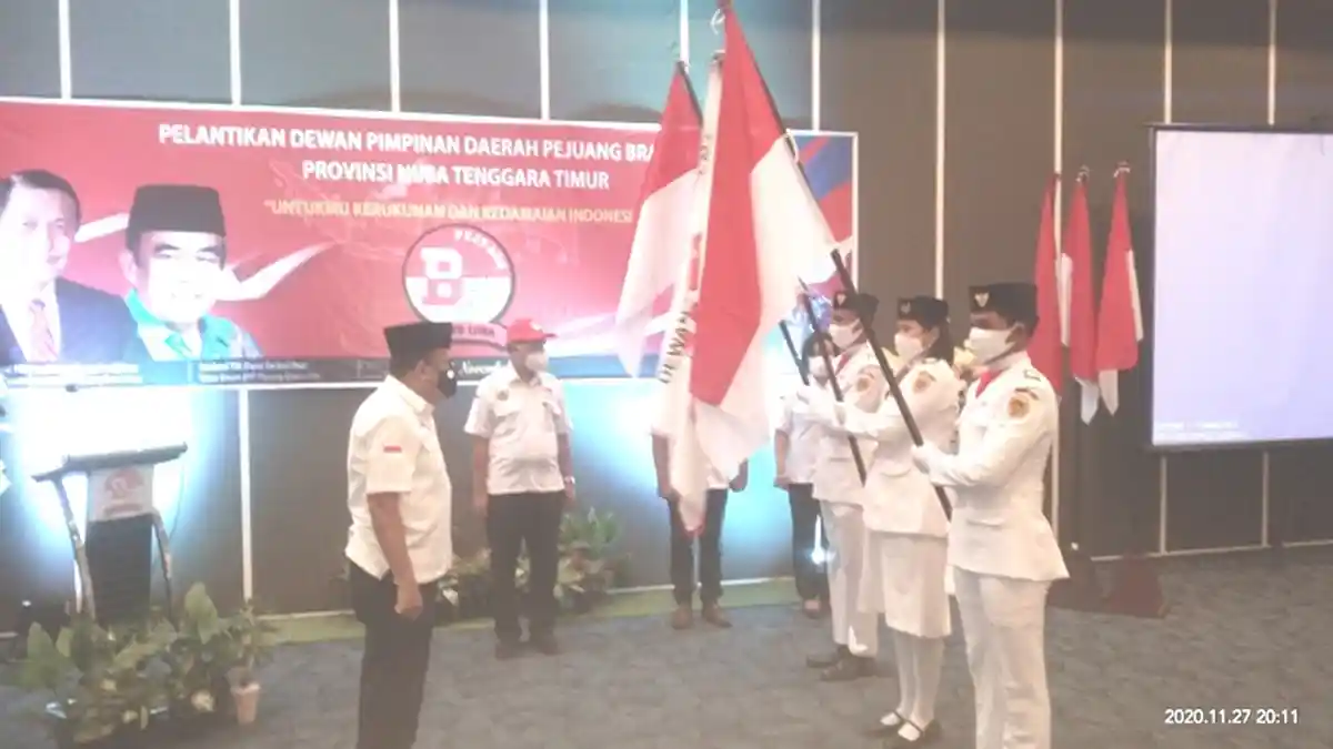 Jefri Riwu Kore Resmi Dilantik Menjadi Ketua DPD Pejuang Bravo Lima NTT, Simak INFO