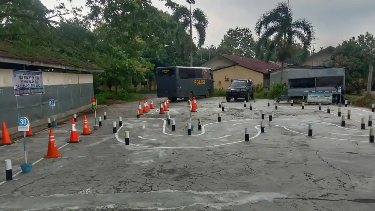 INILAH Lokasi Ujian Praktik SIM C di Binjai, Kini Berbentuk Huruf S dan Lintasan Diperbesar