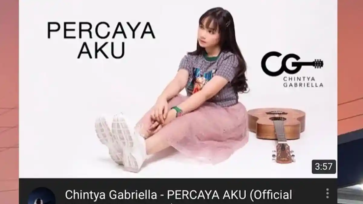 Profil Chintya Gabriella-Pelantun lagu Percaya Aku, Youtuber, Jago Main Gitar, Ex-Indonesian Idol