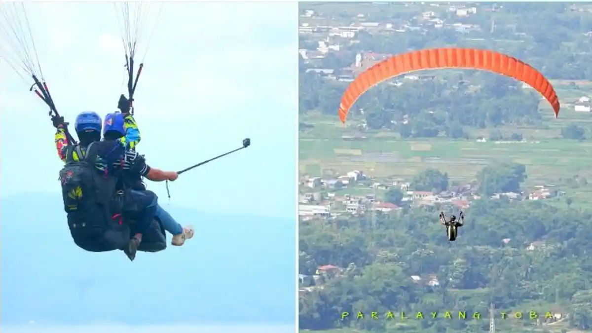 Dataran Tinggi Sibodiala Jadi Lokasi Camping dan Paralayang nan Aduhai di Balige