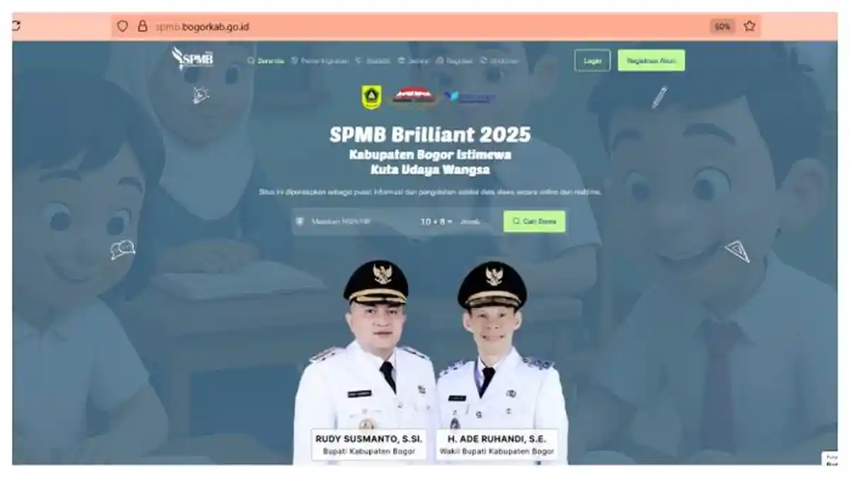 CARA DAFTAR SPMB Kabupaten Bogor Tahun 2025: Berlaku Jenjang SD dan SMP, Buka Mulai 1 - 4 Juli 2025