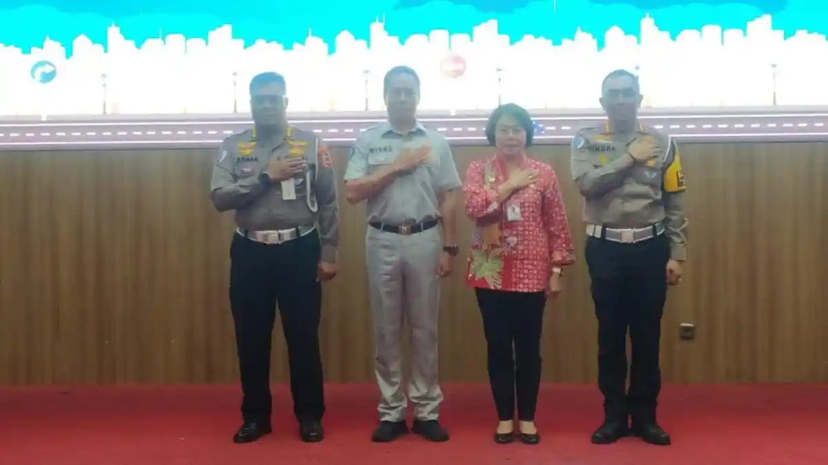 Korlantas Polri dan Jasa Raharja Beri Pendidikan Lalu Lintas di Manado, Diajarkan Hal Ini