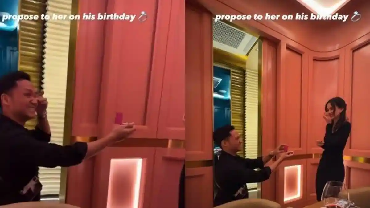 Azriel Hermansyah Nangis saat Lamar Kekasihnya Sarah Menzel