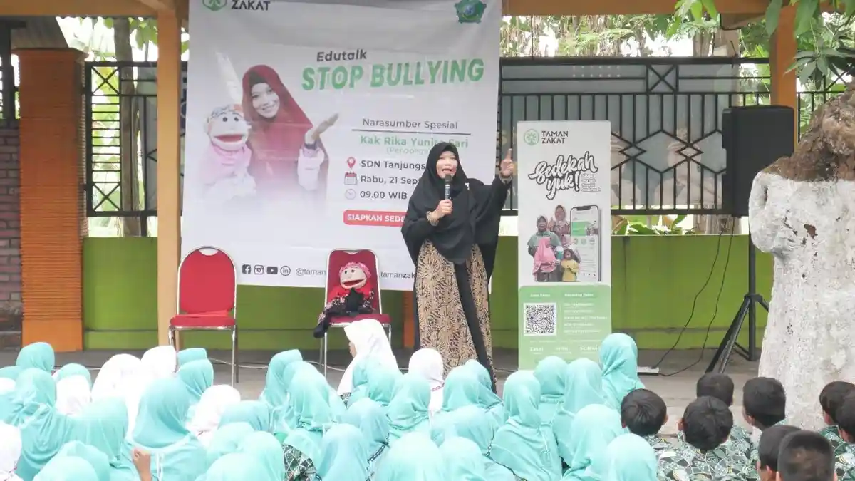 Cegah Perundungan Antarsiswa, Taman Zakat Bikin Program Dongeng Keliling Sekolah di Sidoarjo