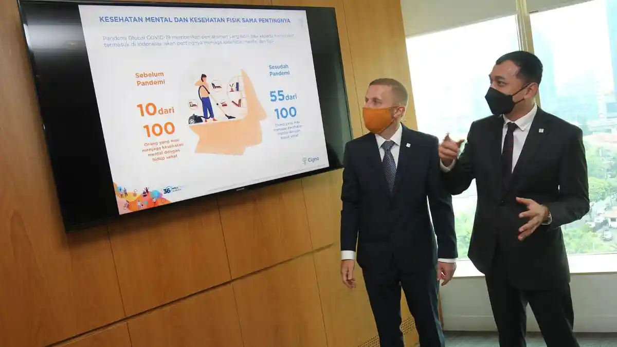 Survei Cigna: Indeks Persepsi Kesejahteraan Indonesia 2021 Turun