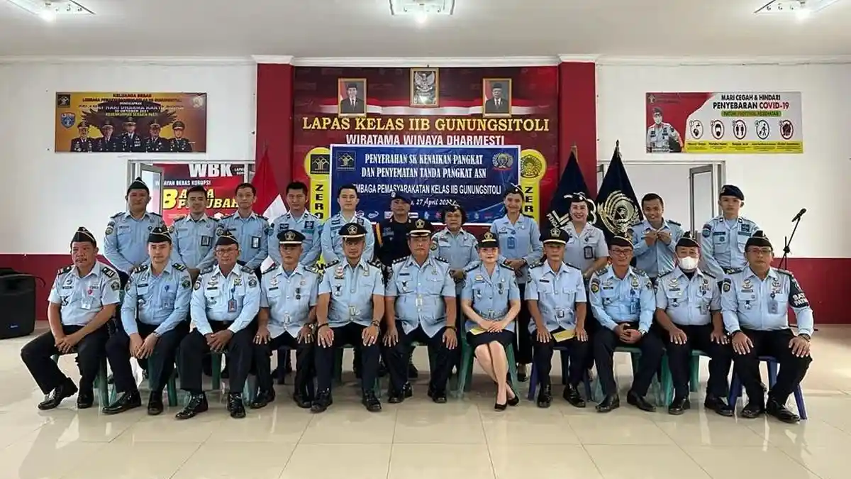 Puncak HBP ke-59, Lapas Gunungsitoli Kanwil Kemenkumham Sumut Laksanakan Renungan dan Doa Bersama