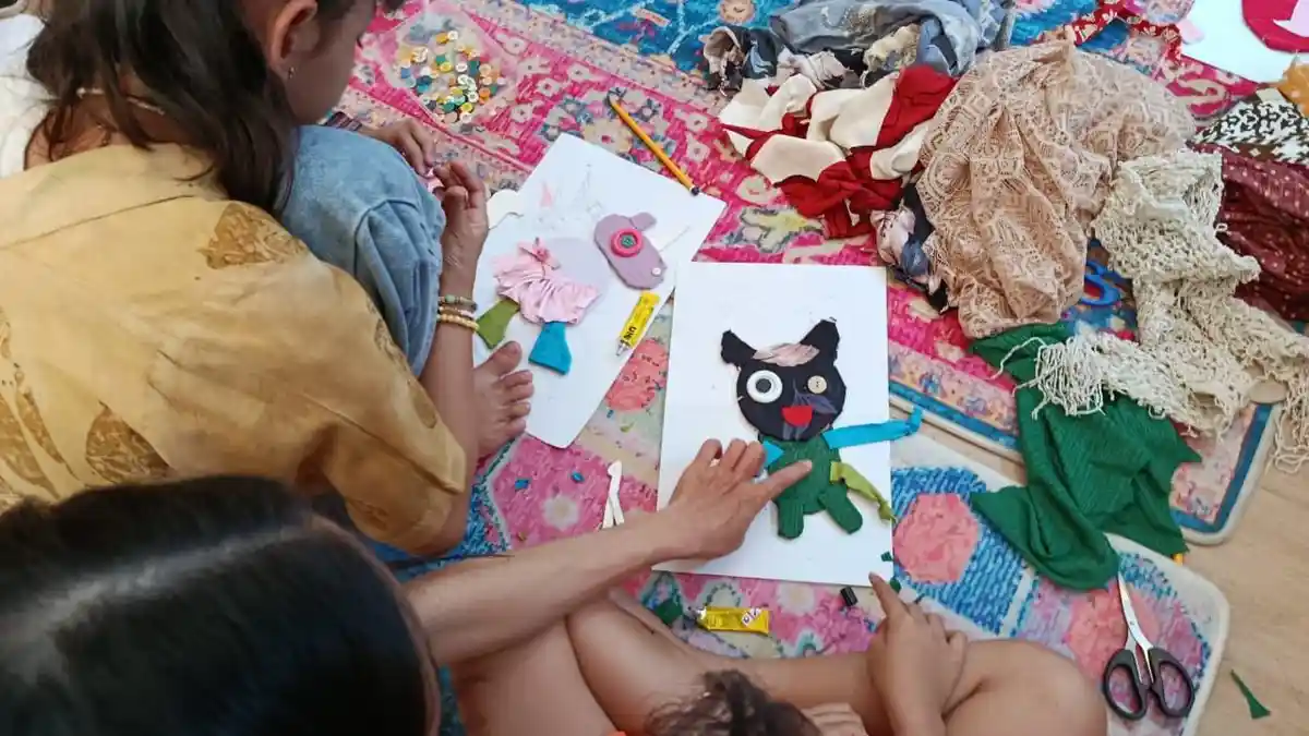 Limbah Kain Disulap Jadi Boneka, Serunya Anak-anak Belajar di Teman Perca di Yogyakarta