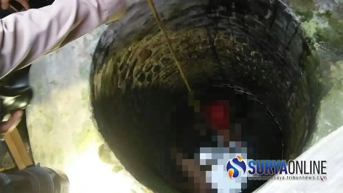Ponisah Histeris Lihat Anaknya Mengambang di Sumur