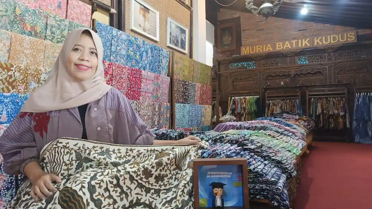 Lewat Pertamina Pertapreneur Aggregator, Batik Muria Kudus Latih Kemandirian Disabilitas