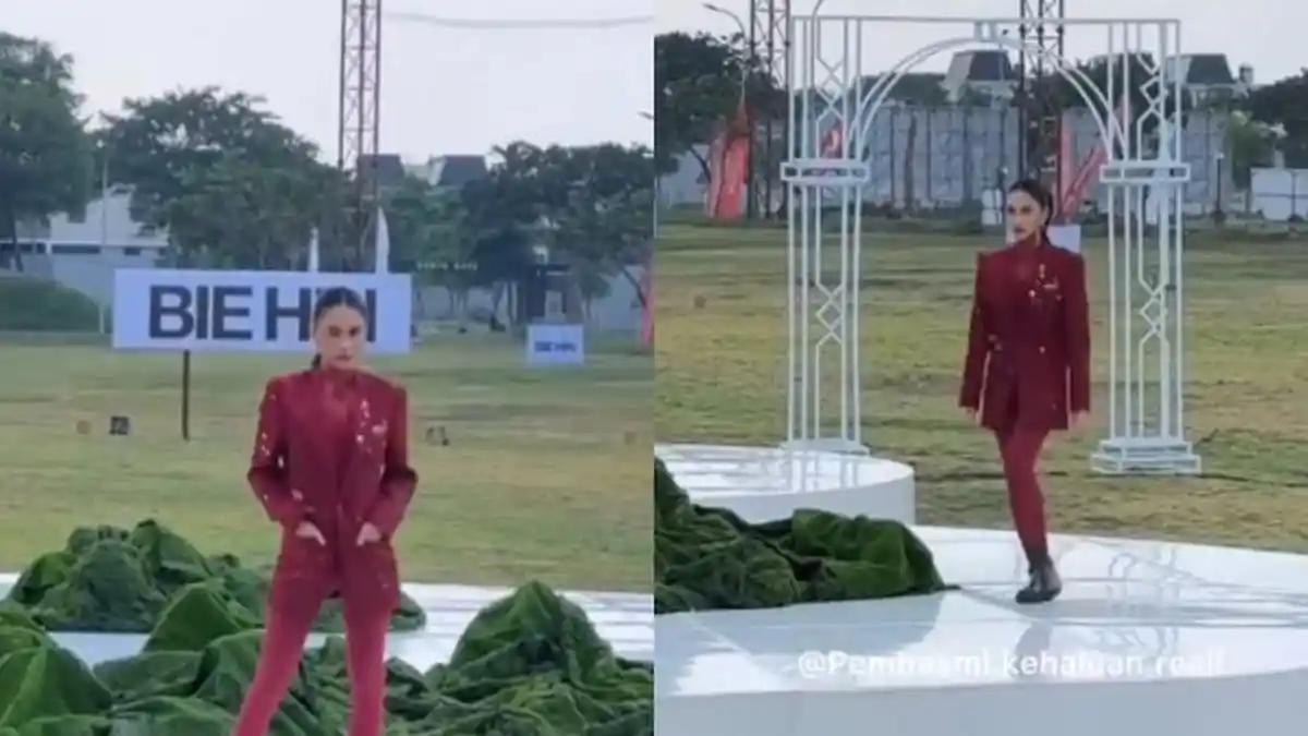 Jadi Model Catwalk, Cara Jalan Azizah Salsha Disorot
