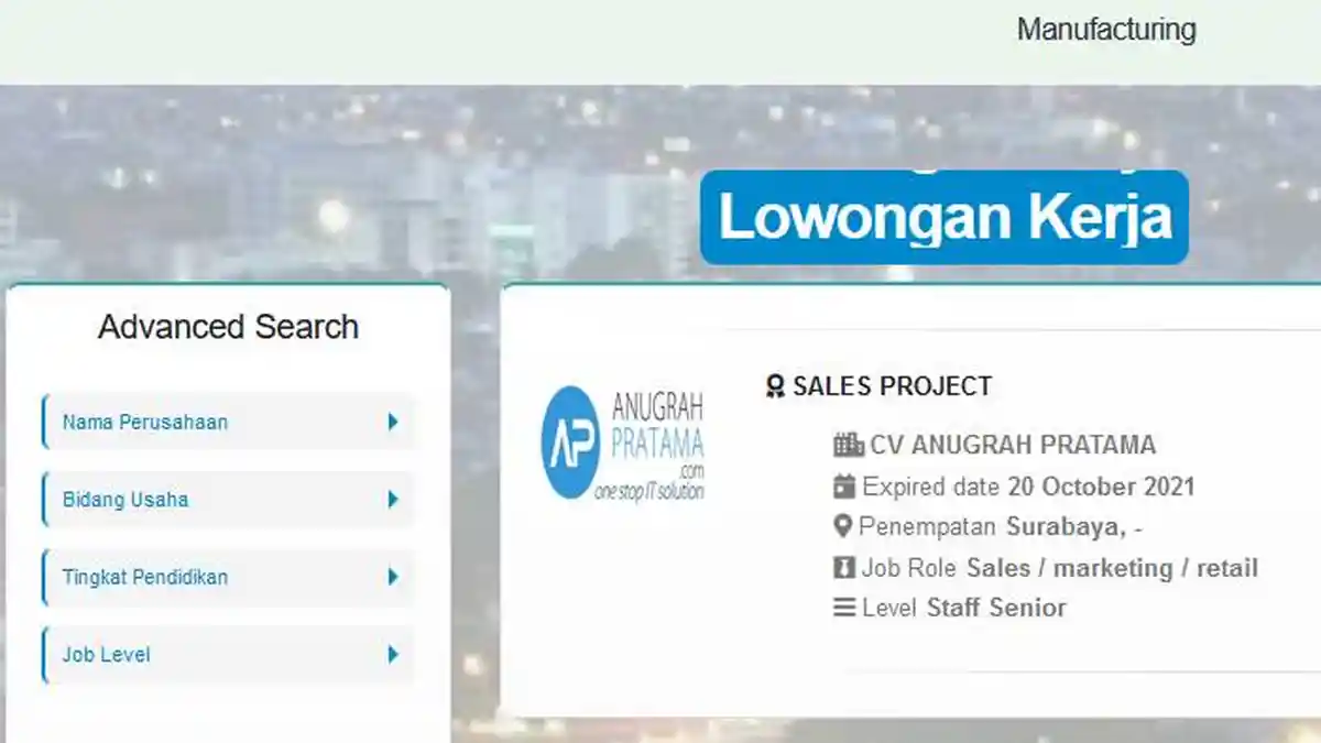 Update Lowongan Kerja Selasa 30 November 2021: Ada Staf Accounting, Kurir Serabutan, hingga Barista
