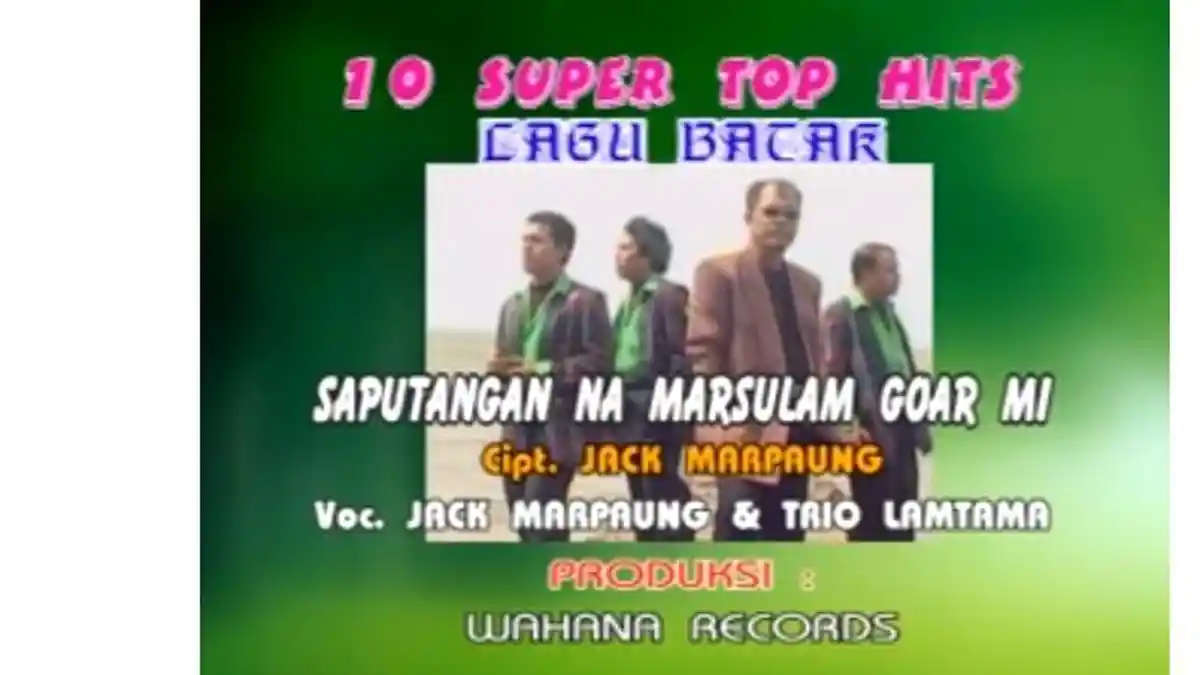 Lirik Lagu Batak Saputangan Na Marsulam Goarmi yang Dipopulerkan Jack Marpaung ft Trio Lamtama