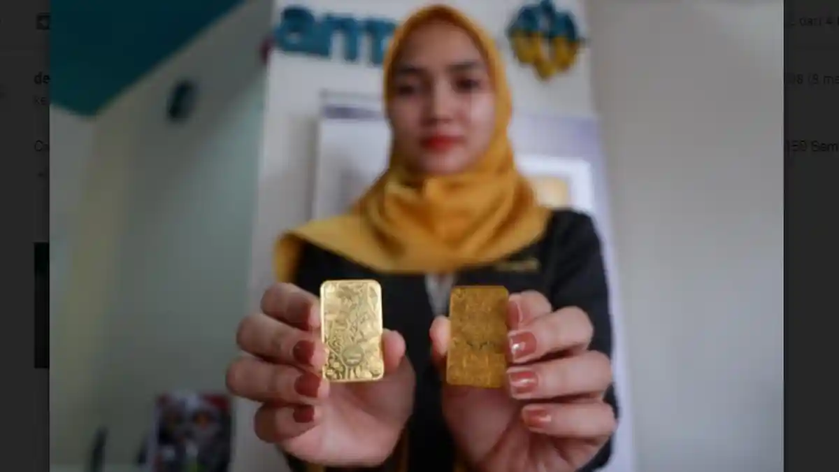 Harga Emas di Butik Antam Semarang Hari Ini, Kamis 28 Februari 2019 Turun Rp 5 Ribu Per Gram