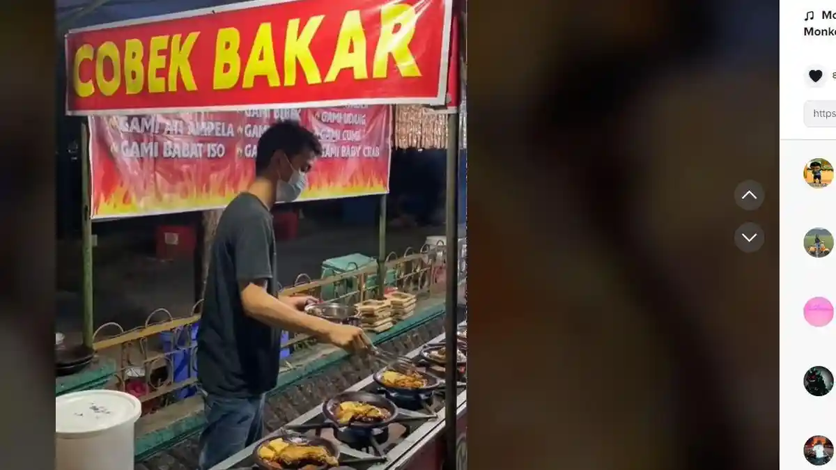 Video Viral TikTok, Sambal Cobek Bakar Madiun, Jawa Timur, Ada Nila, Bebek, Gurami
